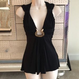 NWOT Beautiful Sky Snake Chain Top